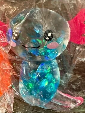 slow rise glitter axolotal squish